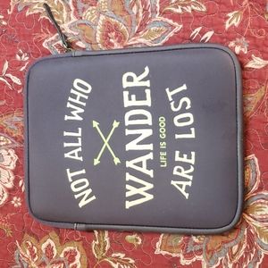 EUC- Life is Good Neoprene Tablet Case